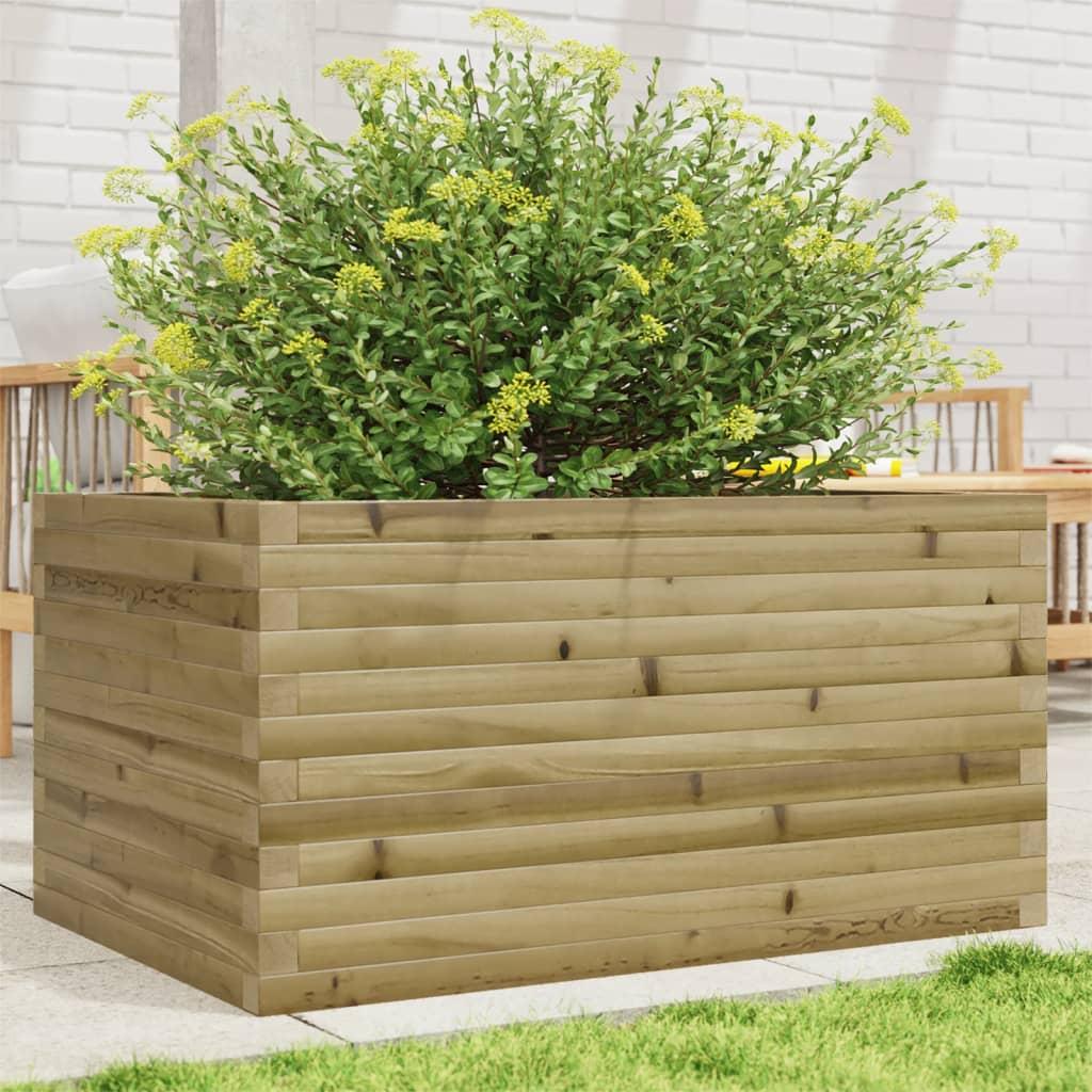 Plantekasse 90x60x46 cm imprægneret fyrretræ