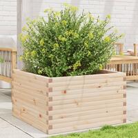 Plantekasse 80x80x46 cm massivt fyrretræ