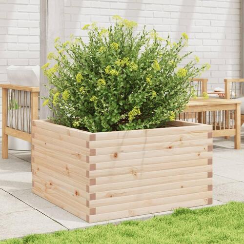 Plantekasse 80x80x46 cm massivt fyrretræ