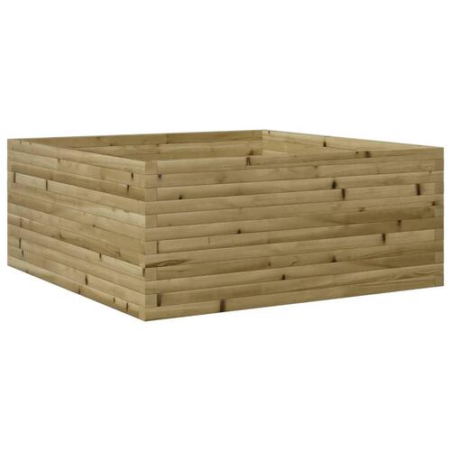 Plantekasse 110x110x46 cm imprægneret fyrretræ