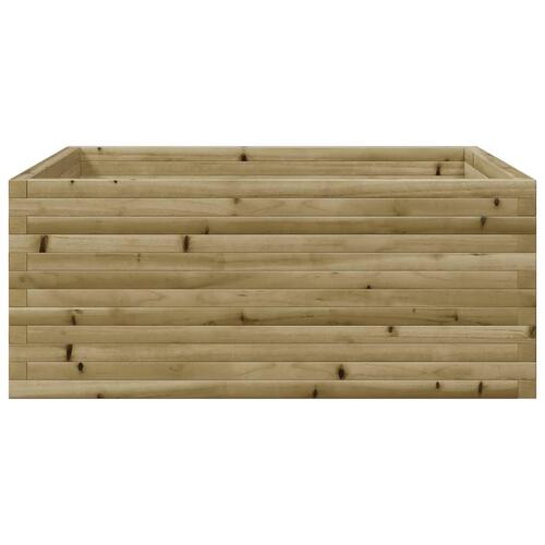 Plantekasse 110x110x46 cm imprægneret fyrretræ