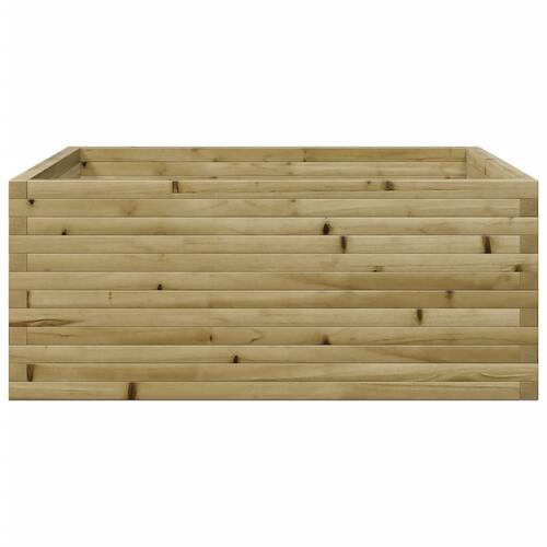 Plantekasse 110x110x46 cm imprægneret fyrretræ