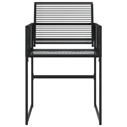 Havestole 4 stk. polyrattan sort