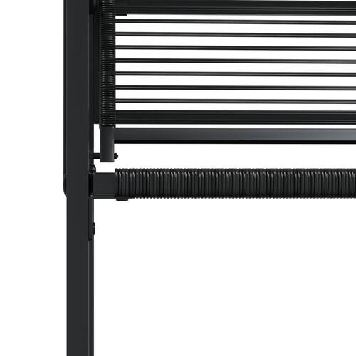 Havestole 4 stk. polyrattan sort