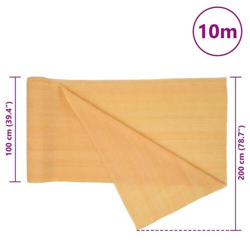 Afskærmning 2x10 m HDPE 75 g/m² sandfarvet