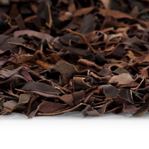 Shaggy tæppe ægte læder 80 x 160 cm brun