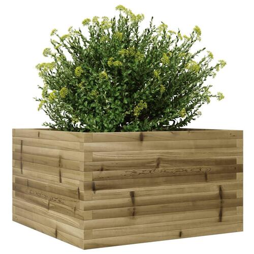 Plantekasse 80x80x46 cm imprægneret fyrretræ