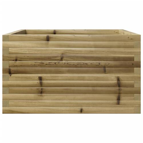 Plantekasse 80x80x46 cm imprægneret fyrretræ