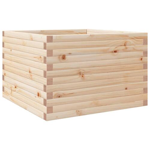 Plantekasse 70x70x46 cm massivt fyrretræ