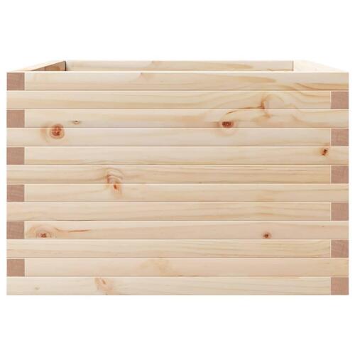 Plantekasse 70x70x46 cm massivt fyrretræ