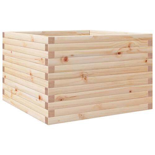 Plantekasse 70x70x46 cm massivt fyrretræ