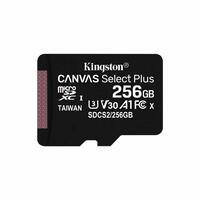 Mikro-SD-hukommelseskort med adapter Kingston Canvas Select Plus 256 GB