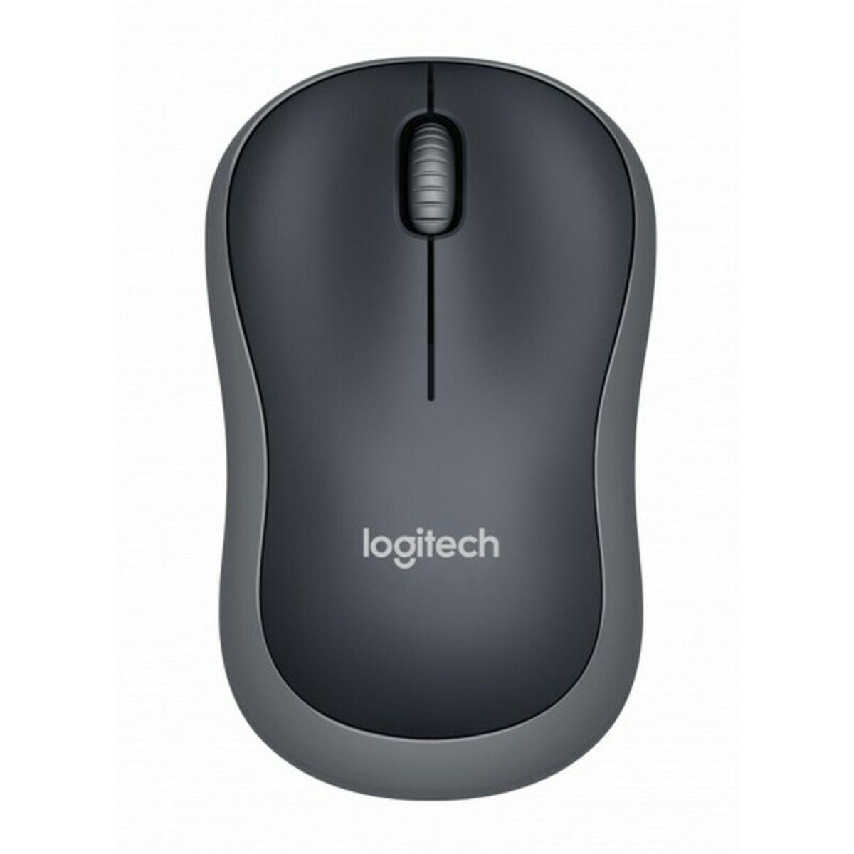 Trådløs mus Logitech M185 Sort Grå