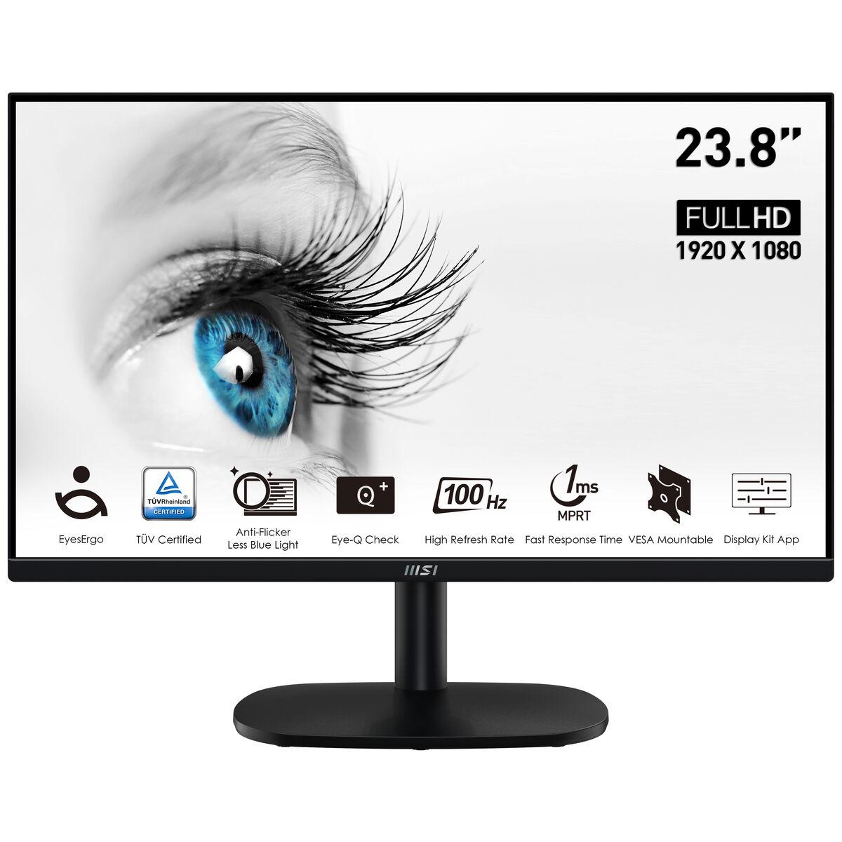 Skærm MSI PRO MP245V Full HD 23,8" 100 Hz