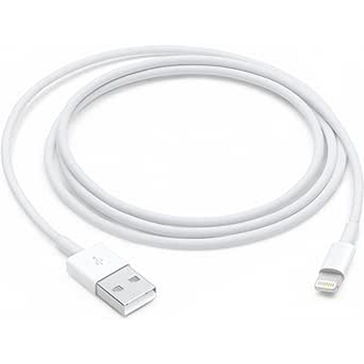 USB til Lightning-kabel Apple MUQW3ZM/A Hvid 1 m (1 enheder)