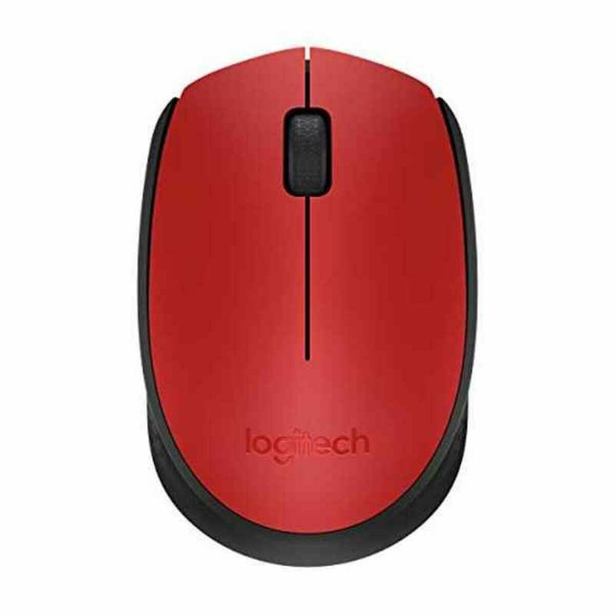 Trådløs mus Logitech M171 1000 dpi Rød Sort/Rød