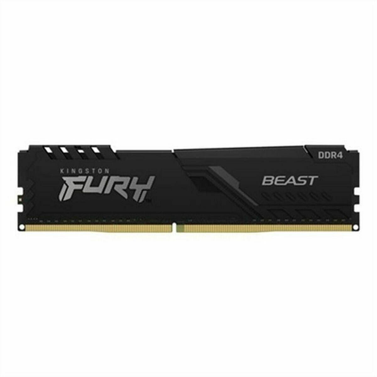 Kingston FURY Beast - DDR4 - modul - 8 GB - DIMM 288-PIN - 3200 MHz / PC4-25600 - CL16 - 1.35 V - ikke bufferet - ikke-ECC - sort