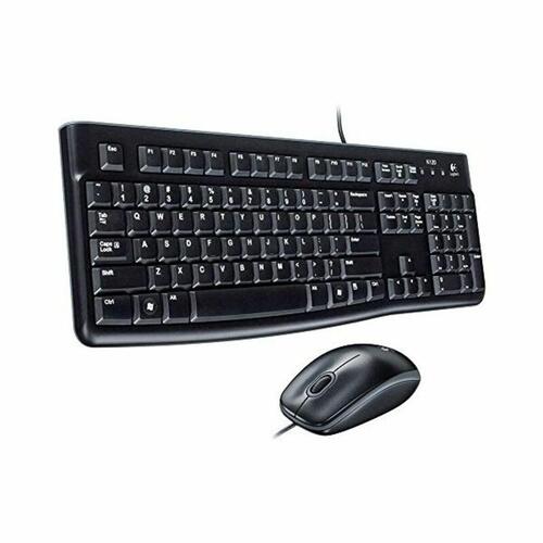 Tastatur og optisk mus Logitech Desktop MK120 1000 dpi USB