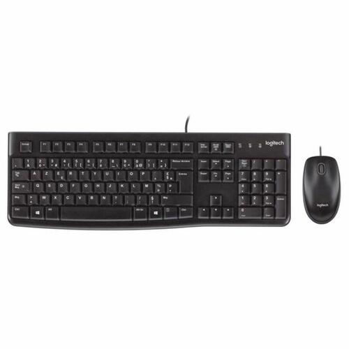 Tastatur og optisk mus Logitech Desktop MK120 1000 dpi USB