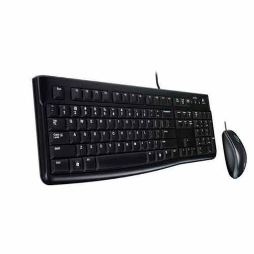 Tastatur og optisk mus Logitech Desktop MK120 1000 dpi USB