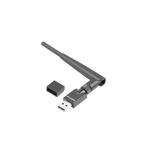 Wi-Fi-adapter Lanberg NC-0150-WE Sort