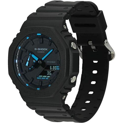 Herreur Casio G-Shock OAK - NEON BLUE INDEX Sort (Ø 45 mm)