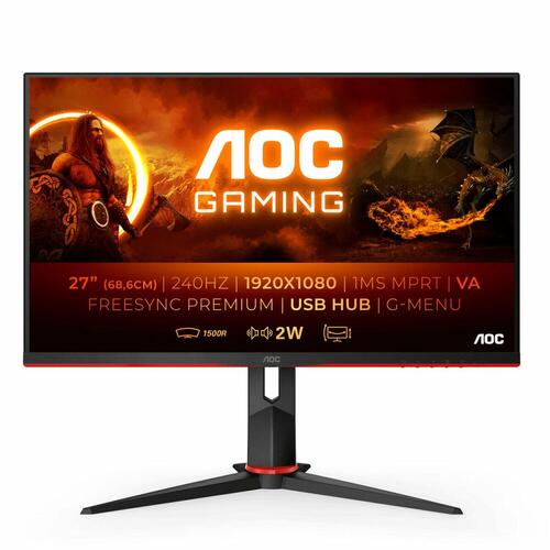 Skærm AOC C27G2ZU/BK 27" Full HD 240 Hz