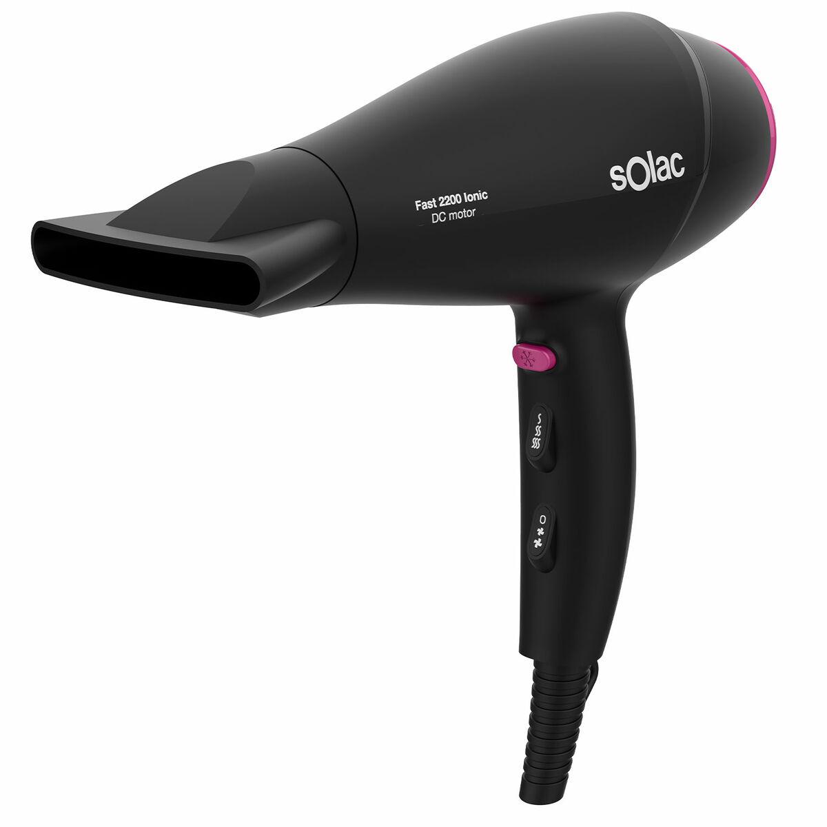 Hårtørrer Solac SH7083 2200 W Sort