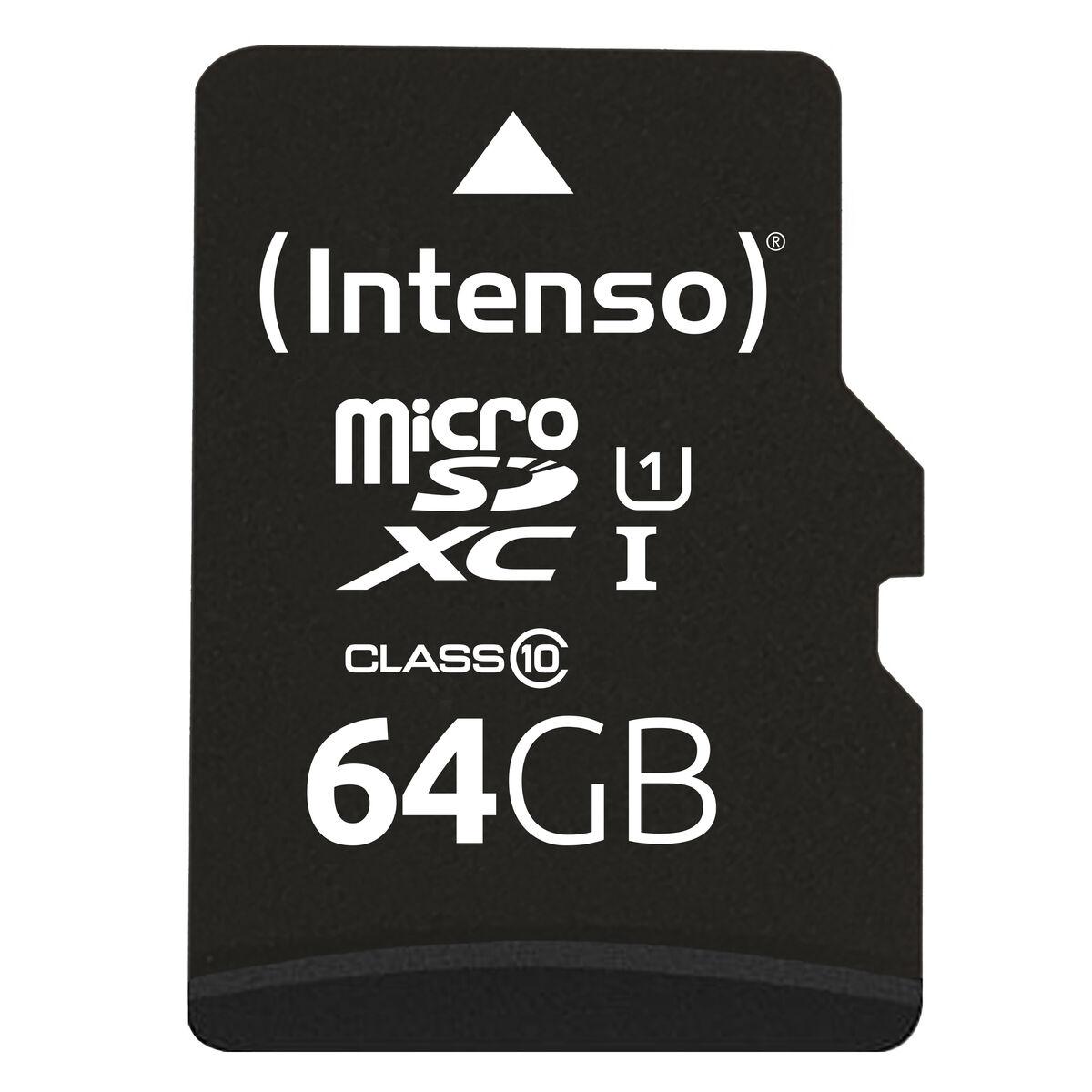 Mikro-SD-hukommelseskort med adapter INTENSO 64 GB