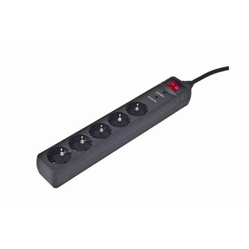 Stikdåse - 5 udtag med kontakt Energenie SPG5-C-15 (4,5 m)
