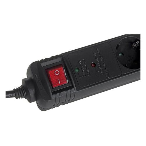 Stikdåse - 5 udtag med kontakt Energenie SPG5-C-15 (4,5 m)
