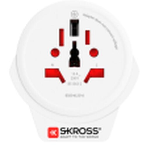 Stikadapter Skross 1.500266 Hvid