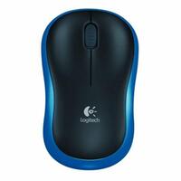 Optisk mus Logitech M185 Blå/Sort
