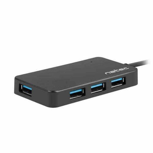 USB Hub Natec Moth Sort Multifarvet