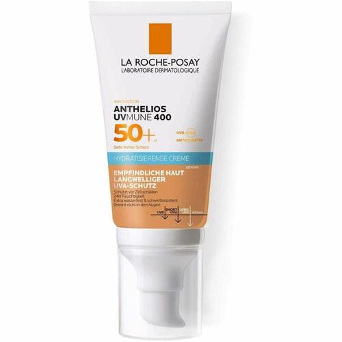 Solcreme til ansigtet La Roche Posay Anthelios UVmune 400 SPF50+ Fugtighedscreme med Farve 50 ml