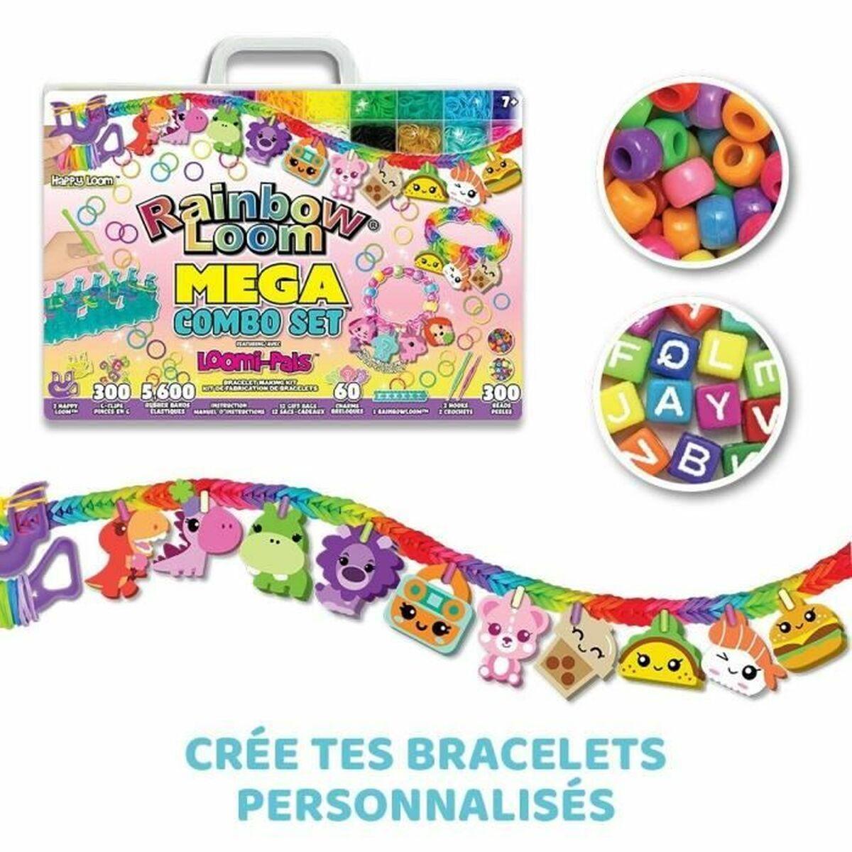 Bandai Rainbow Loom Mega Combo - kit til armbånd og halskæder (plast)