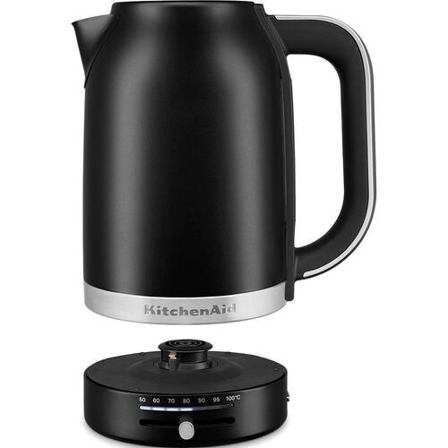 Kedel KitchenAid 5KEK1701EBM Sort plástico,acero inoxidable 2400 W 1,7 L (1 enheder)