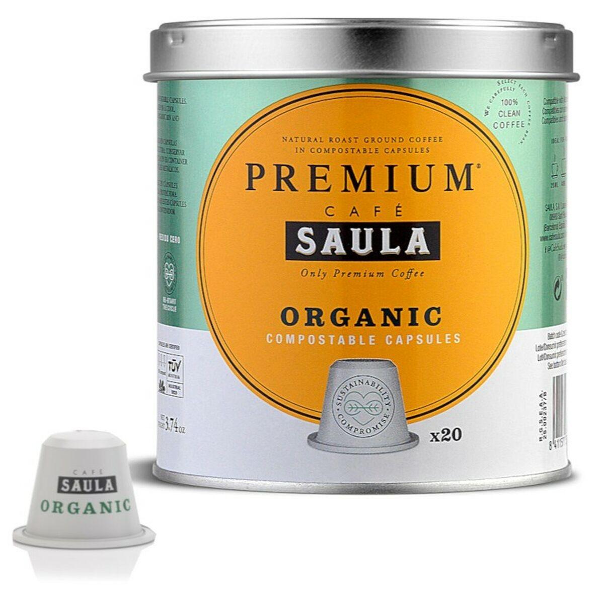 Saula kaffekapsler - COMPOSTABLE ECOLOGICO, 20 stk billede