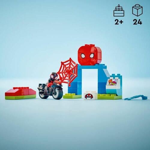 LEGO DUPLO Spidey Motorcykel-eventyr - Multifarvet (24 dele)