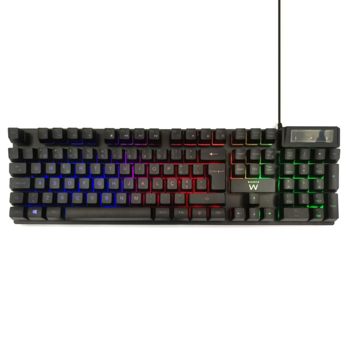 Tastatur Ewent Sort QWERTY