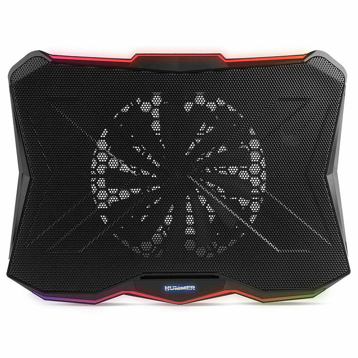 Nox-Xtreme Hummer Pro Stand laptopkøler med RGB - Sort