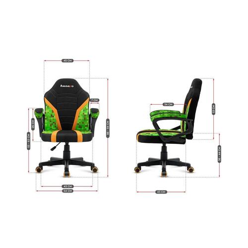 Huzaro HZ-Ranger 1.0 gaming-stol - Pixel, mesh, trykt