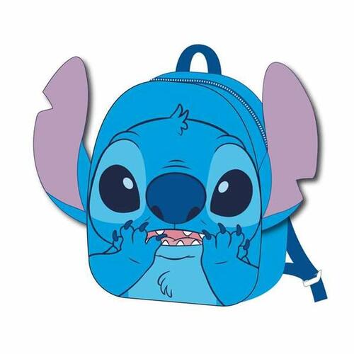 Skoletaske Stitch Stitch Blue 18 x 22 x 8 cm