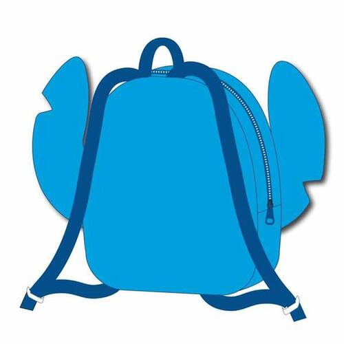 Skoletaske Stitch Stitch Blue 18 x 22 x 8 cm