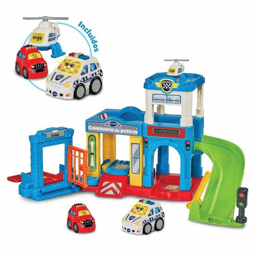 Legetøjssæt med køretøjer Vtech Tut Tut Bolidos 28 x 11,5 x 28 cm Politi (ES)
