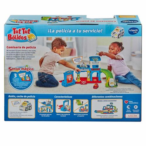 Legetøjssæt med køretøjer Vtech Tut Tut Bolidos 28 x 11,5 x 28 cm Politi (ES)