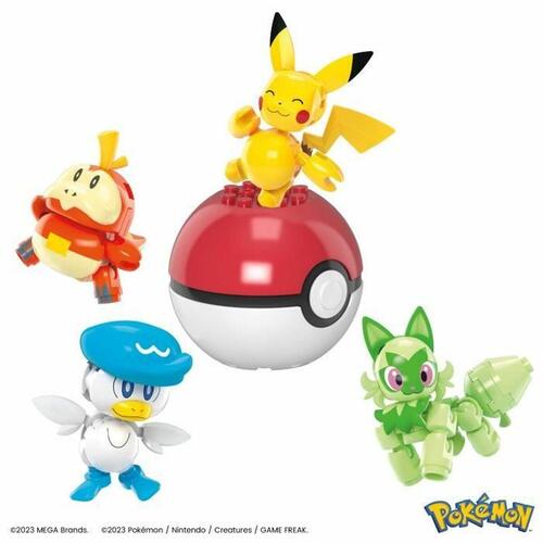 Mega Construx Pokémon byggesæt - Paldea team, multifarvet