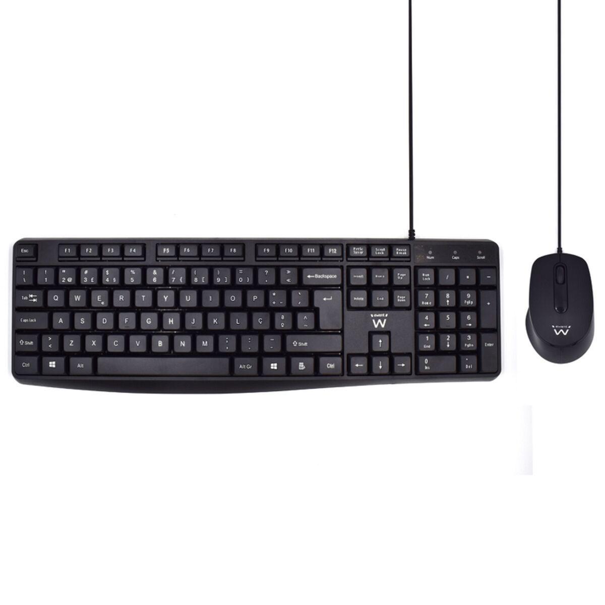Tastatur Ewent Sort QWERTY