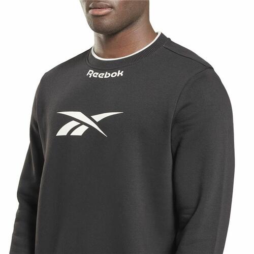 Hættetrøje til Mænd Reebok RI Arch Logo Vector Hvid Sort M