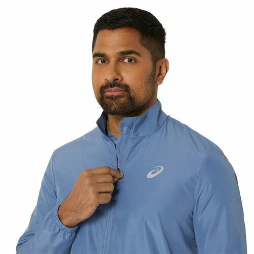 Sportsjakke til Mænd Asics Core Blå Hvid S